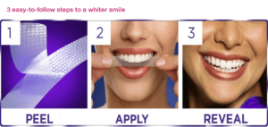 crest 3D white whitestrips how to use クレスト３D　ホワイトニング　使い方