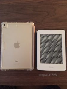 ipad mini4 Kindle　ペーパーホワイト　大きさ　比較